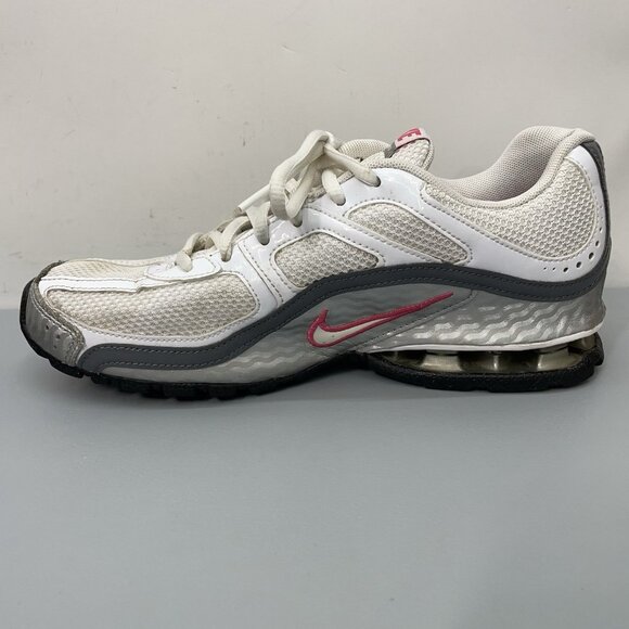 Nike Reax Run 5 Sneakers Shoes Running Training Athletic Silver White Womens 8 - Picture 12 of 14